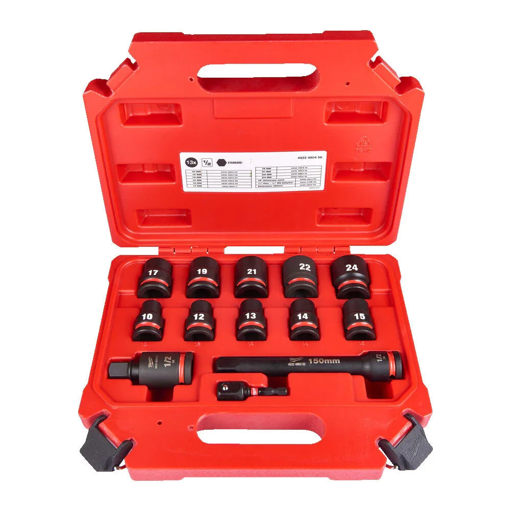 Milwaukee hylsysarja 1/2" SHW STD (13kpl)