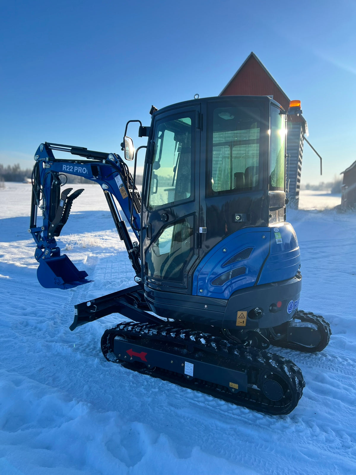 Rippa R22Pro minikaivinkone -Kubota D1105 3-sylinterinen