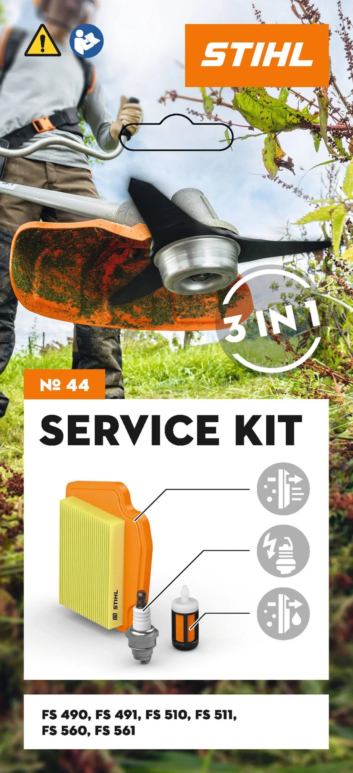 STIHL huoltosarja 44 - FS 490, FS 561