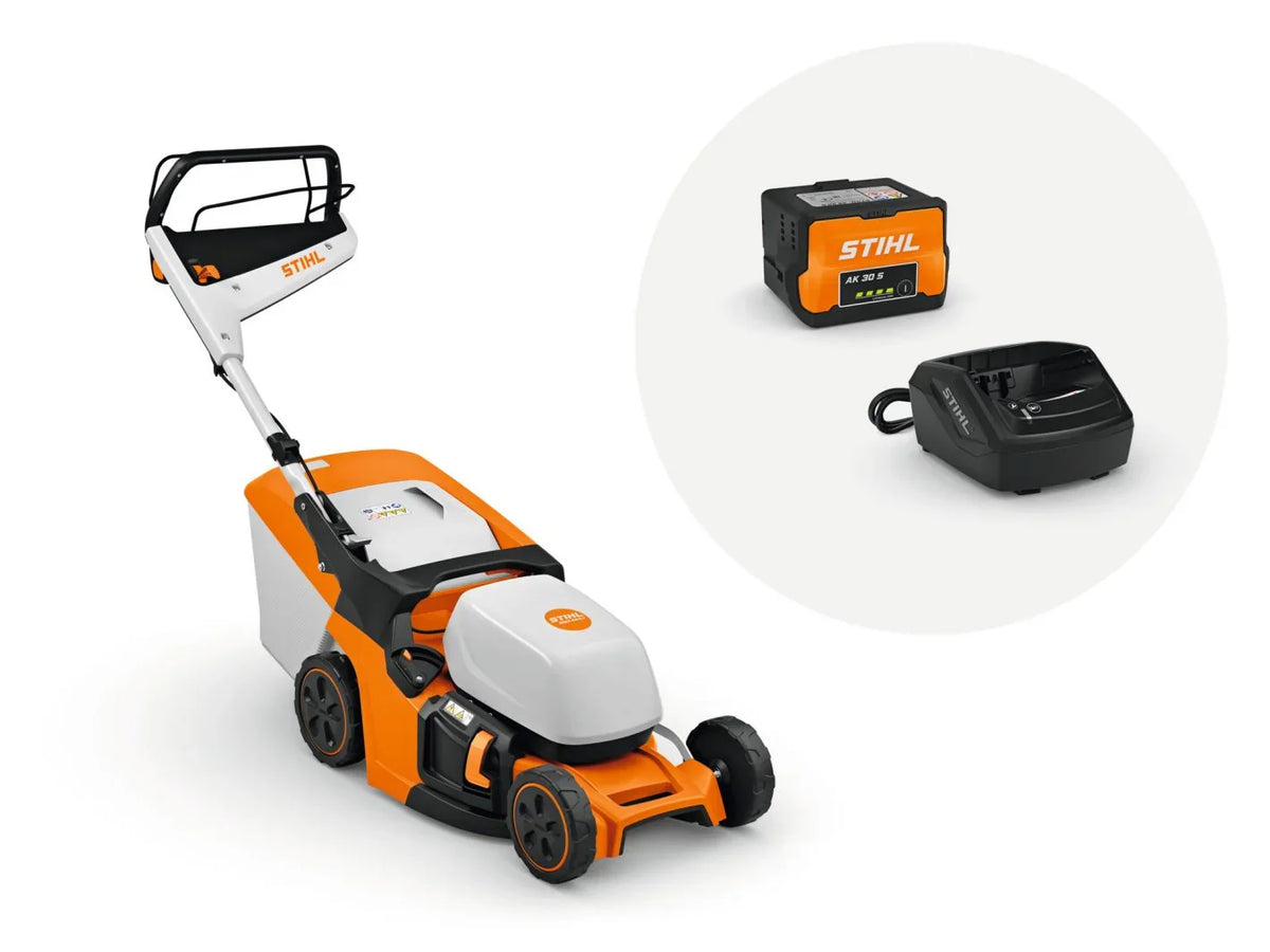 STIHL RMA 443.3 V akkuruohonleikkuri -setti
