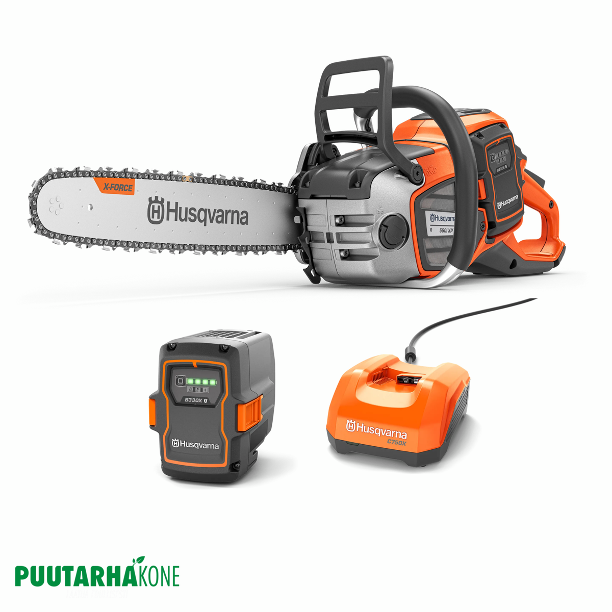 Husqvarna 550i XPG 15" akkumoottorisaha -9Ah setti