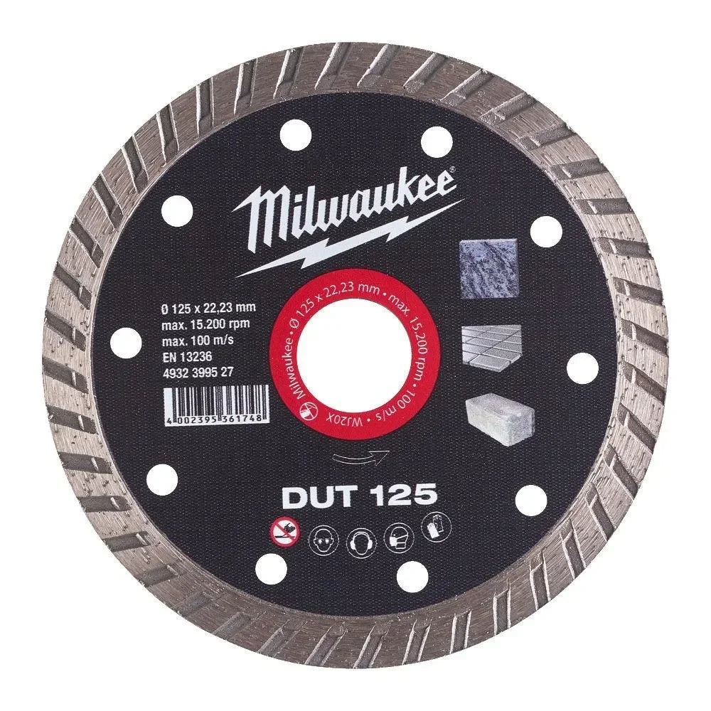 Milwaukee timanttilaikka DUT 125X22,2 - Puutarhakone
