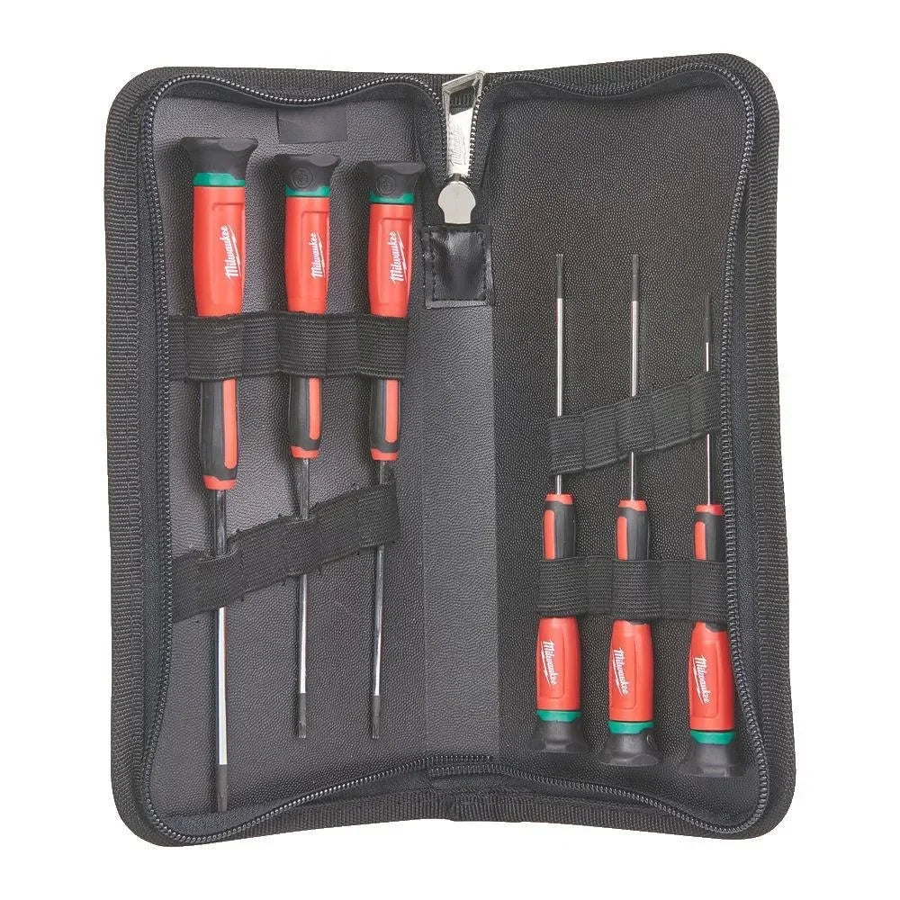Milwaukee tarkkuusruuvimeisselit Torx (6kpl) - Puutarhakone