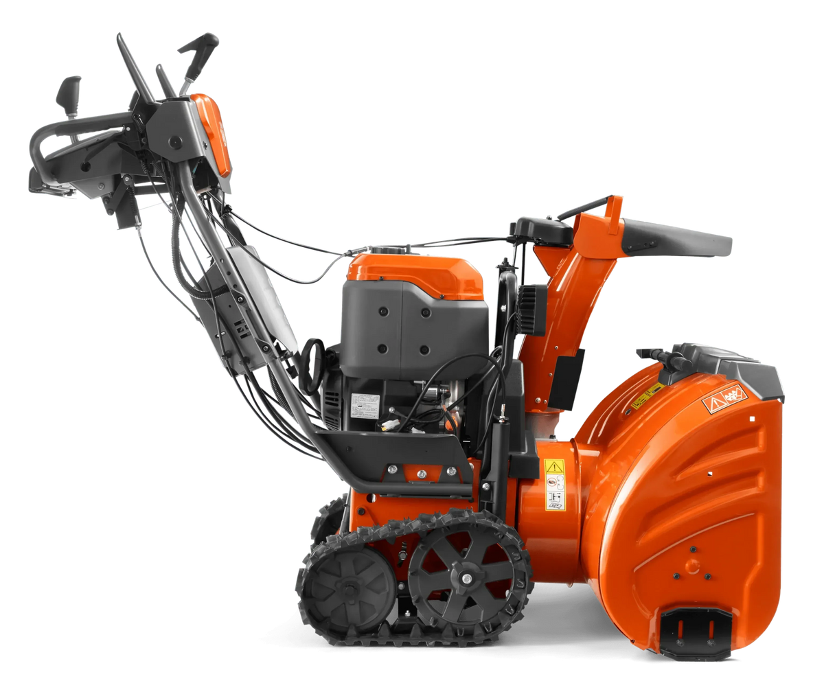 Husqvarna ST 430T lumilinko teloilla - Puutarhakone