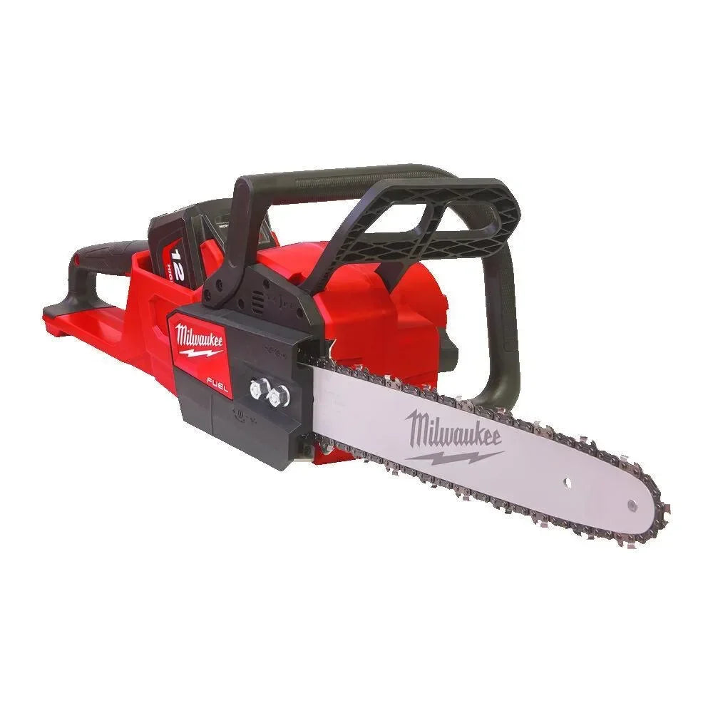 Milwaukee akkuketjusaha M18 FCHS35-122 14" -paketti - Puutarhakone