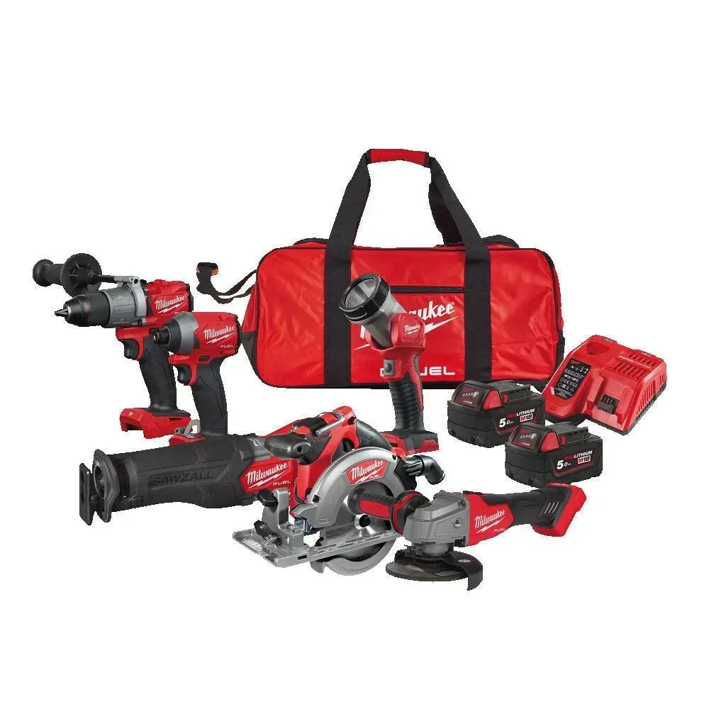Milwaukee Power Pack M18 FPP6K2-502B akkukonesarja - Puutarhakone
