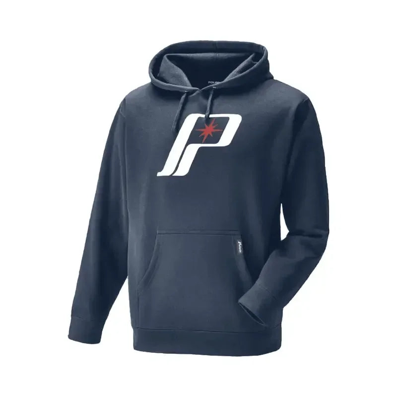 Polaris Men's Retro Logo Hoodie Navy - Puutarhakone
