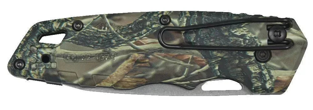 Milwaukee taittuva työveitsi Camo - Puutarhakone