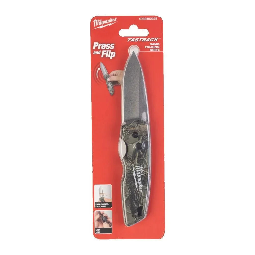 Milwaukee taittuva työveitsi Camo - Puutarhakone