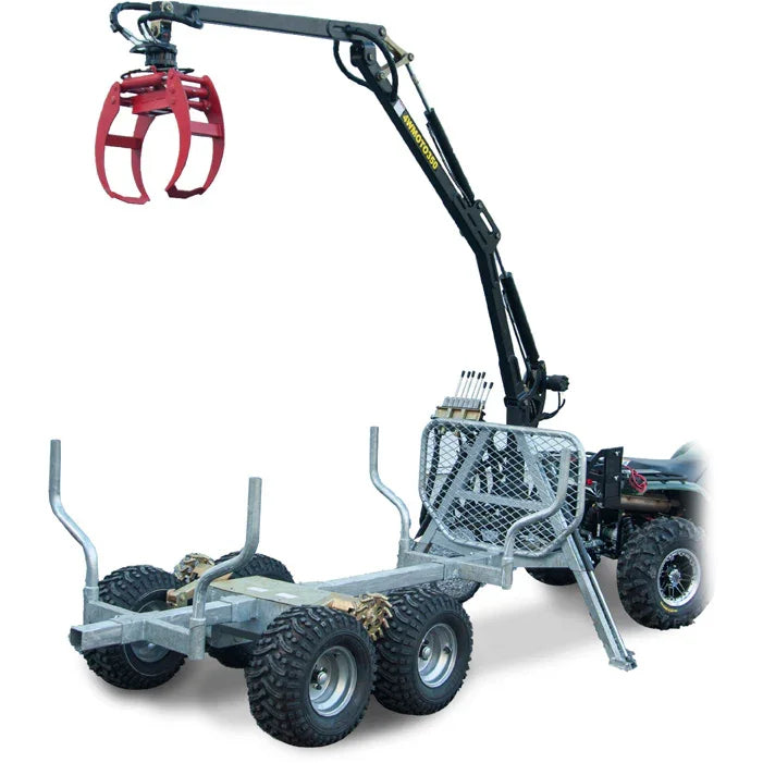 ATV Grapple crane 350-II Hydraulisella vedolla ja vinssilla
