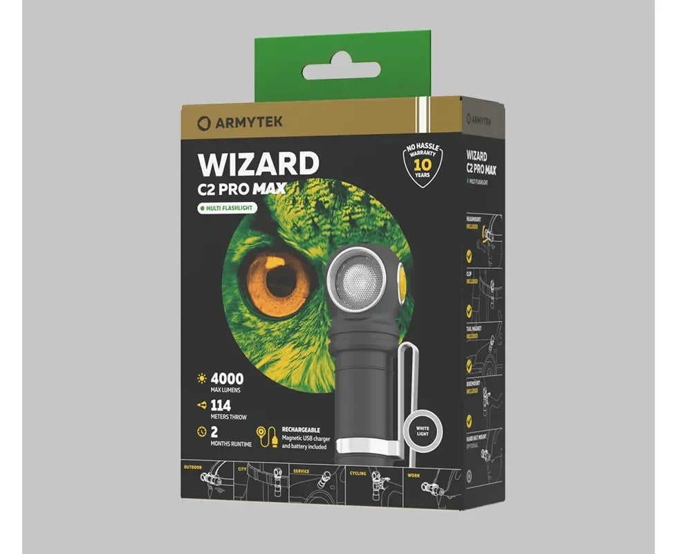 Armytek Wizard C2 Pro Max Magnet USB - Puutarhakone