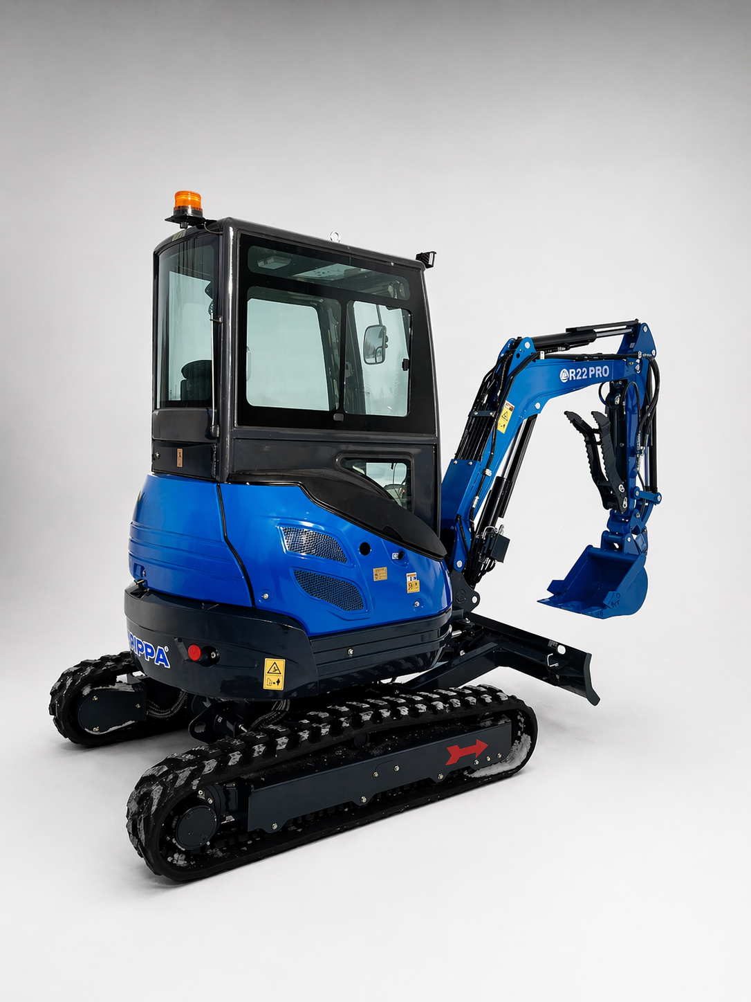 Rippa R22Pro minikaivinkone -Kubota D1105 3-sylinterinen