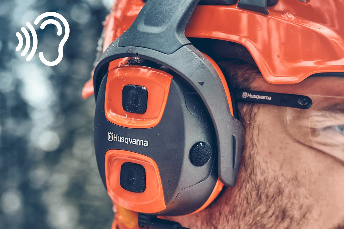 Husqvarna X-Com X-Sync kuulonsuojaimet (kypärämalli) - Puutarhakone