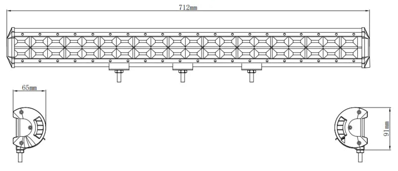 Kinwons Led Kaukovalopaneeli 10-30V 480W Flood