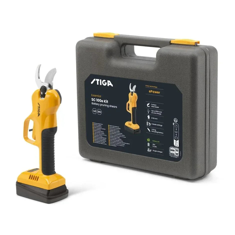 Stiga SC100e oksasakset -setti - Puutarhakone