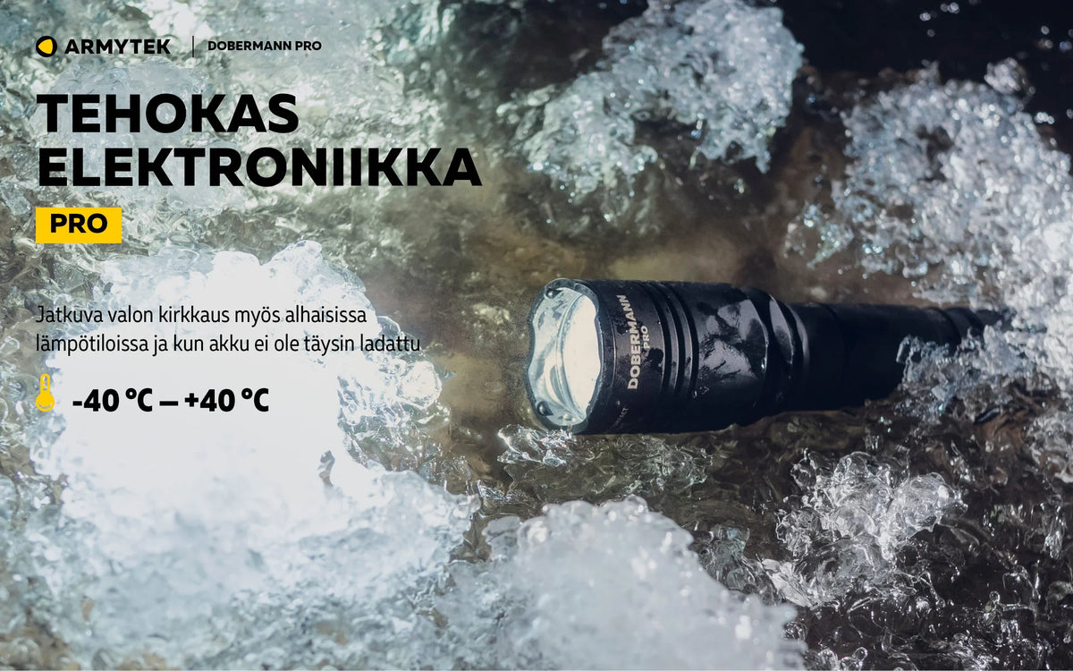 Armytek Dobermann Pro Magnet USB Sand (lämmin valo)