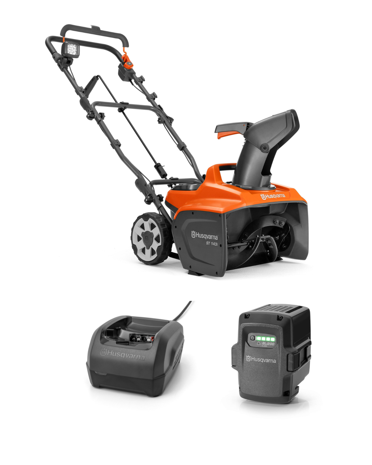 Husqvarna ST 143i akkulumilinko -setti