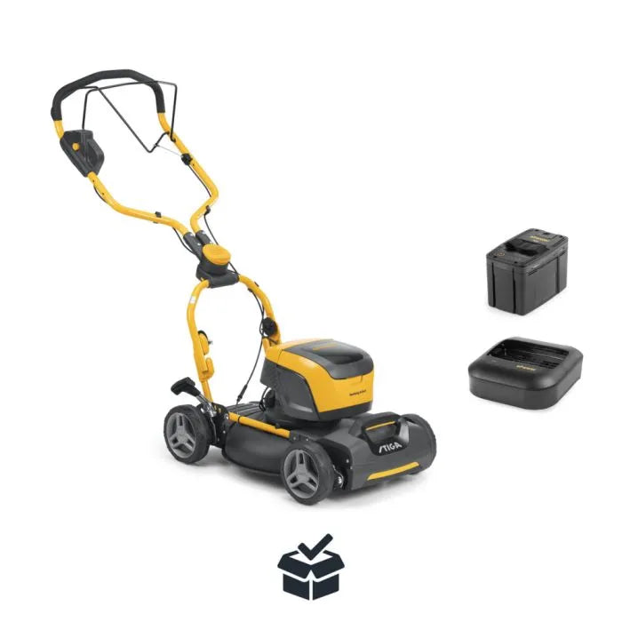 Stiga Multiclip 547e S akkuleikkuri -setti