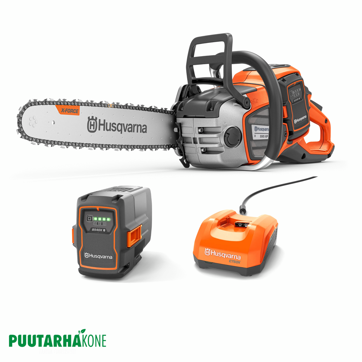 Husqvarna 550i XPG 15" akkumoottorisaha -15Ah setti