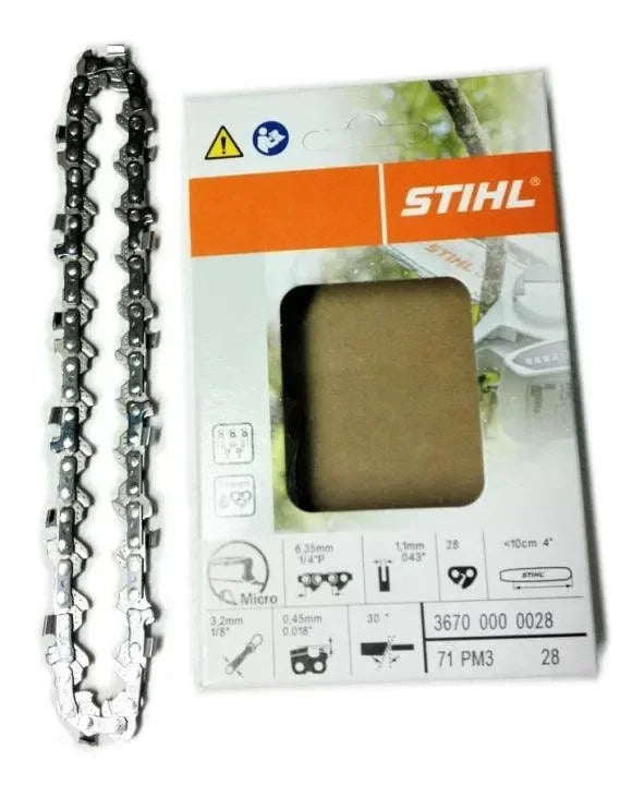 STIHL GTA 26 oksasahan teräketju PM3 1/4"P 1,1MM 28L - Puutarhakone