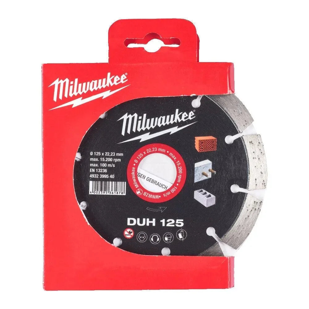 Milwaukee timanttilaikka DUH 125X22,2 - Puutarhakone