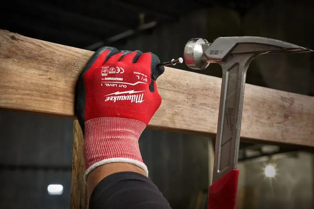 Milwaukee viiltosuojakäsine Cut level 1, koot S-XXL - Puutarhakone
