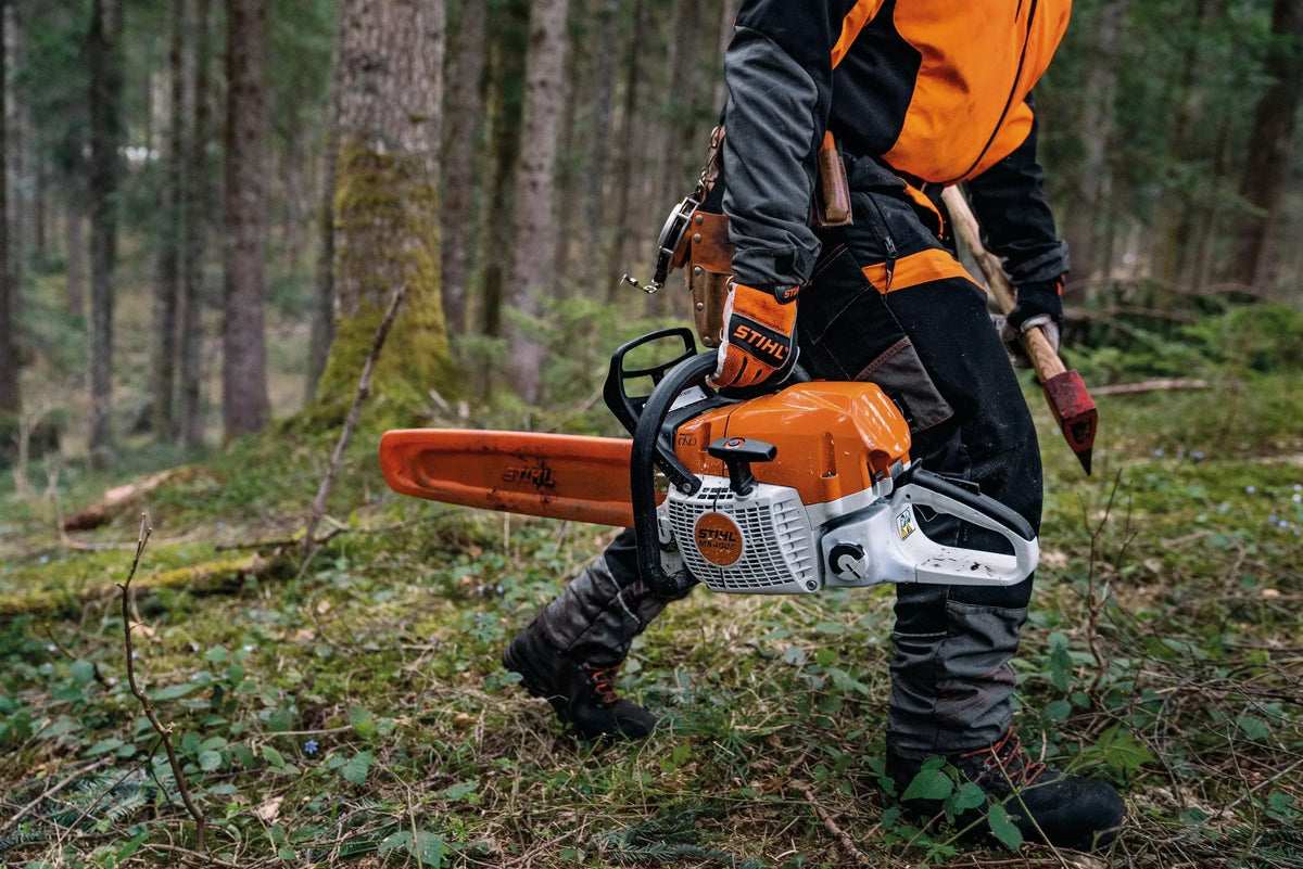 STIHL MS400 moottorisaha 18" - Puutarhakone
